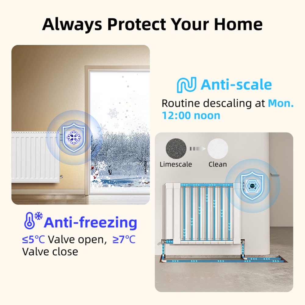 Smart Radiator Thermostat Valve With Alexa Google Control And Energy Saving TRV 5