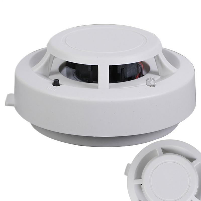 Wireless Smoke Detector Interconnected Photoelectric Fire Alarm Battery Operated