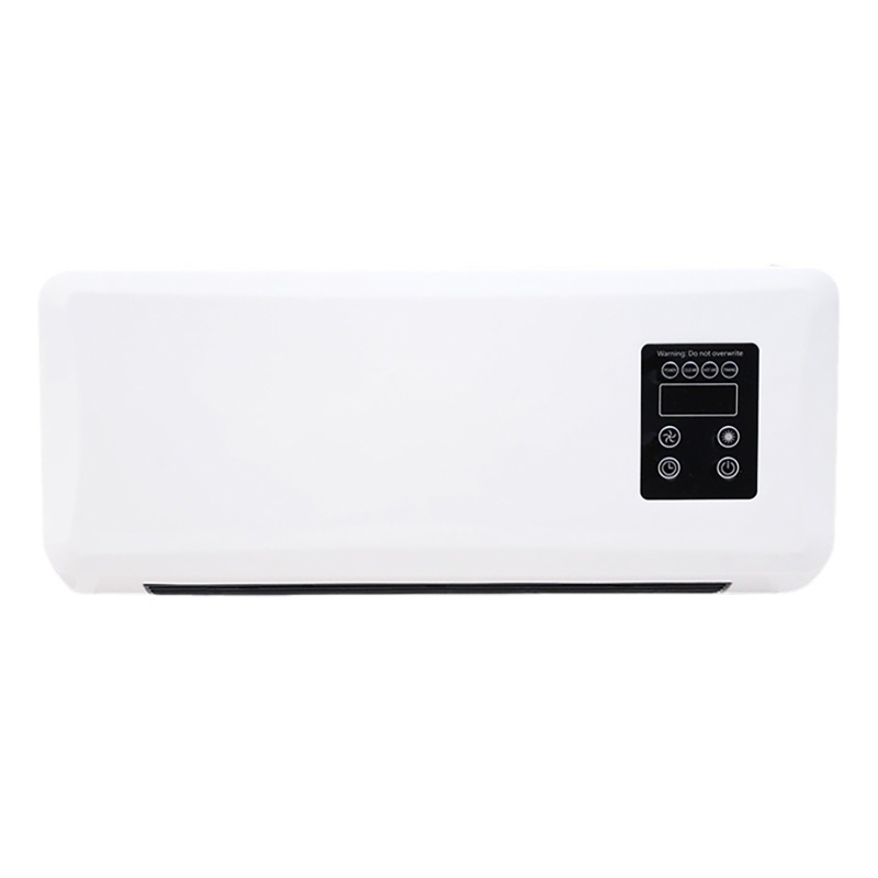 Smart Wall Mounted Portable Heater with Remote Fast Heating Electric Fan Heater for Bedroom Bathroom