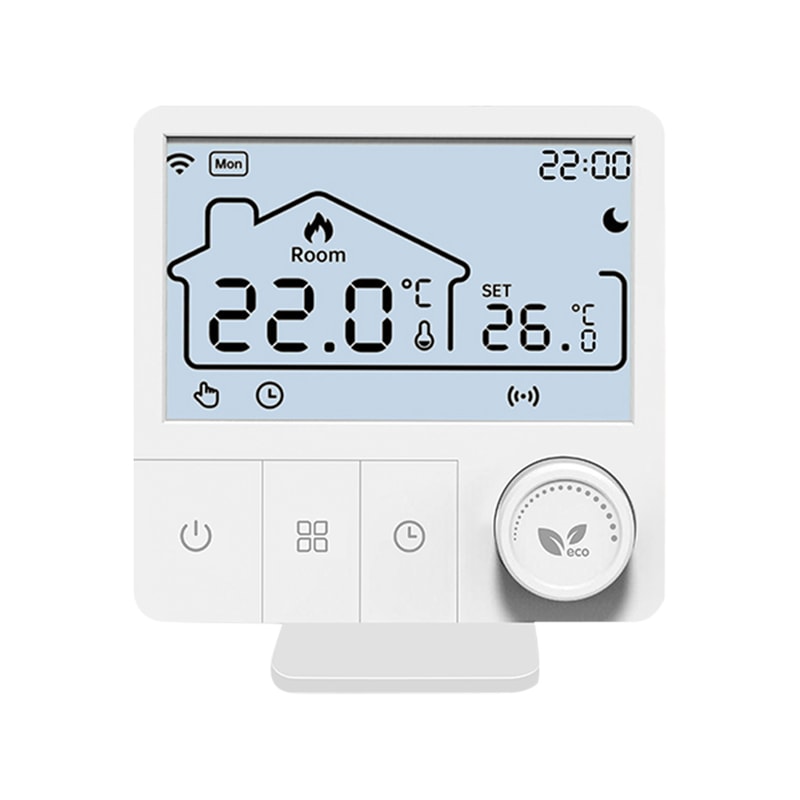 Smart WiFi Thermostat for Floor Heating & Gas Boilers with Alexa and Tuya Control