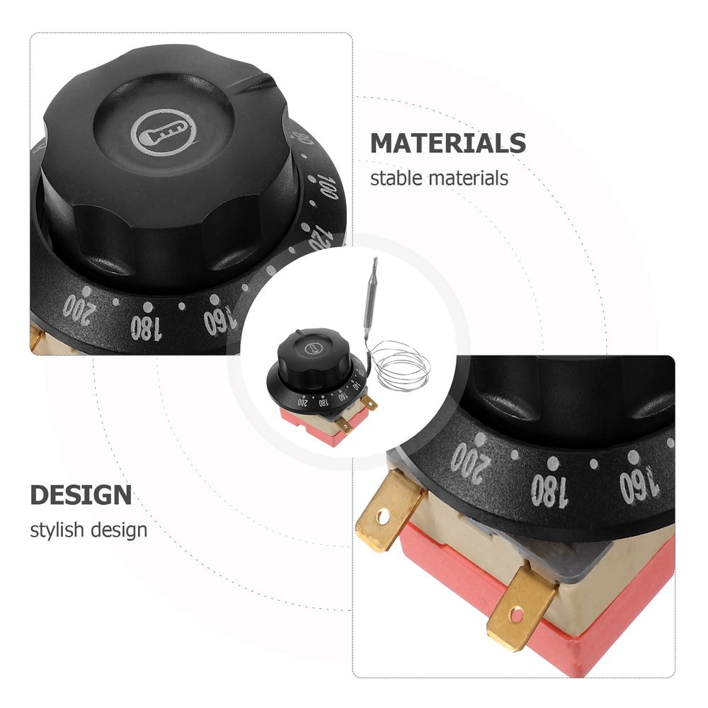 Universal Temperature Control Knob Oven & Fryer Thermostat Replacement