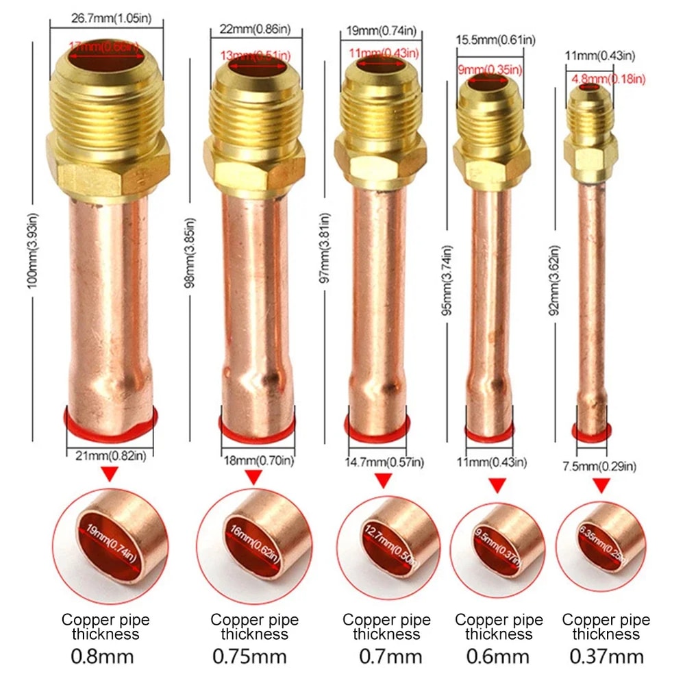 Degree Brass Pipe Fitting Copper Connector For HVAC And Air Conditioner Systems 0