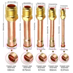 degree brass pipe fitting copper connector for hvac and air conditioner systems