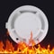 Photoelectric Smoke Alarm Detector Battery Operated Home Fire Safety Alarm with Test Button