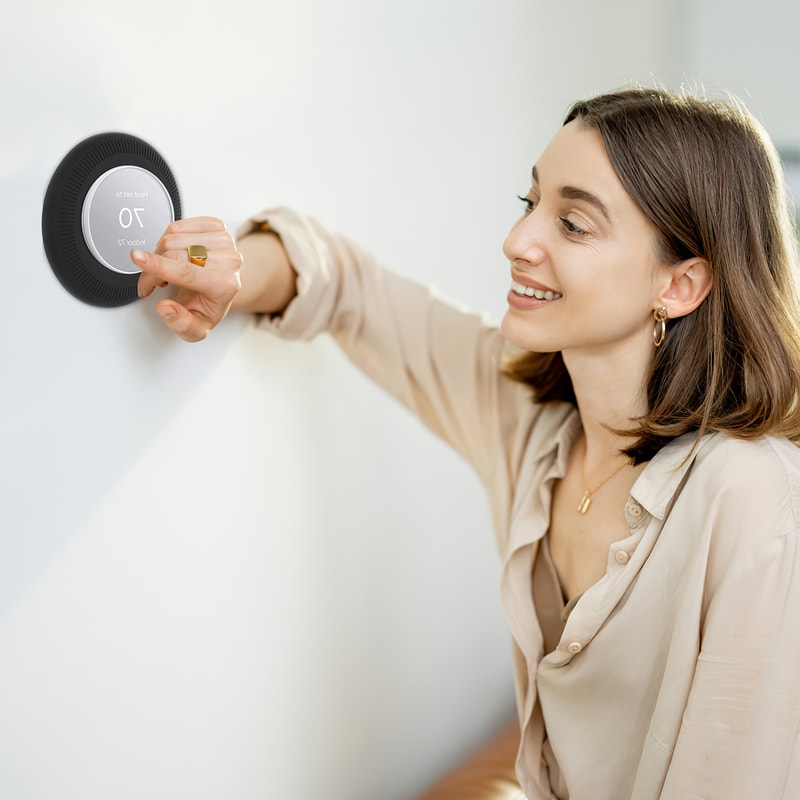 Smart Thermostat Cover Plate for Nest Clean Wall Trim Kit