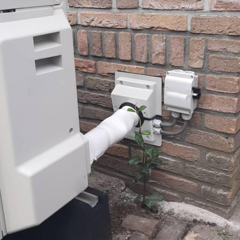 Wall Penetration AC Line Cover Kit with Gasket for Split Systems