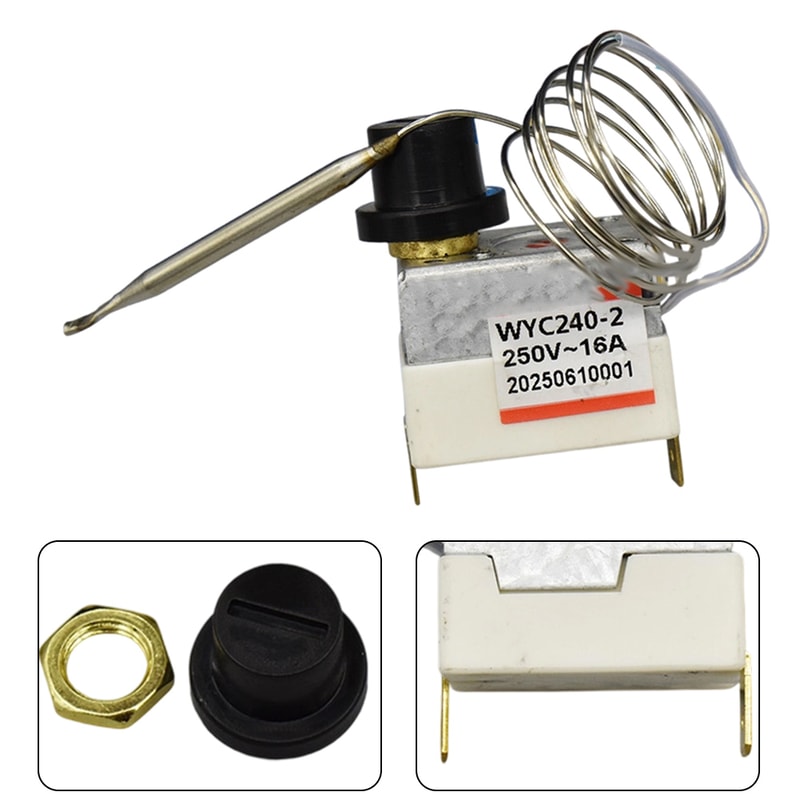 Electric Fryer Thermostat Temperature Limiter for Safe Kitchen Cooking Control