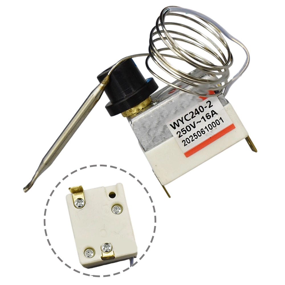 Electric Fryer Thermostat Temperature Limiter for Safe Kitchen Cooking Control