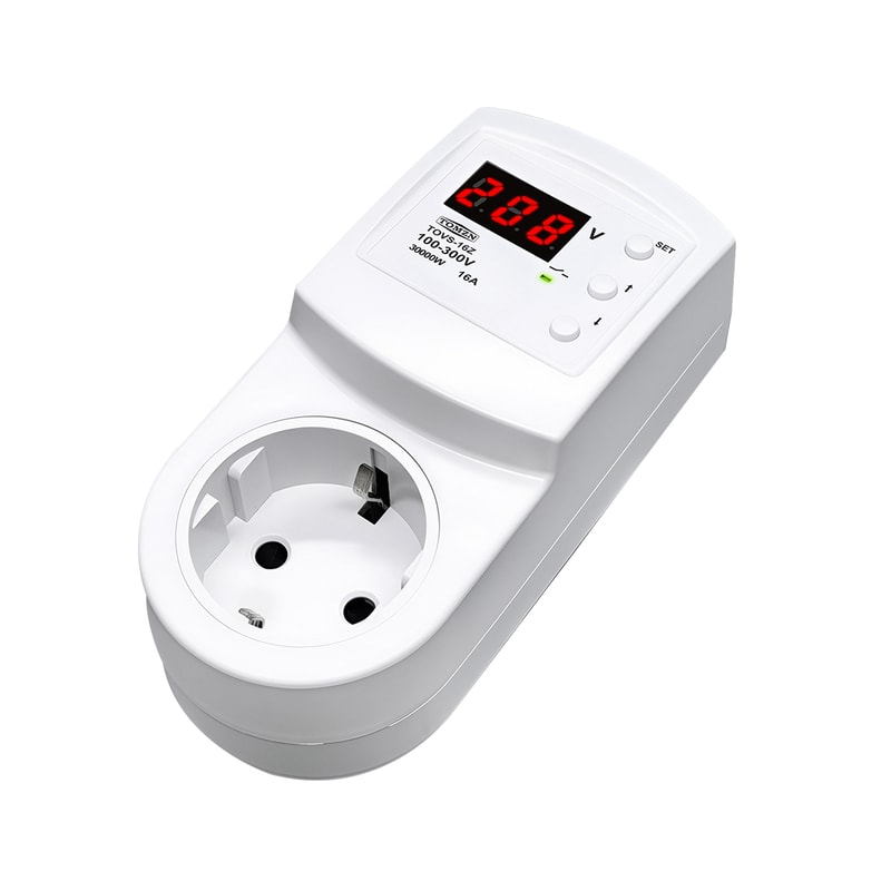Smart Automatic Voltage Protector Socket With Overvoltage And Undervoltage Protection 3