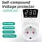 Adjustable Voltage Protector Socket Surge Protector Plug with Auto Cut Off