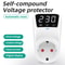 Adjustable Voltage Protector Socket Surge Protector Plug with Auto Cut Off