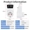 Adjustable Voltage Protector Socket Surge Protector Plug with Auto Cut Off