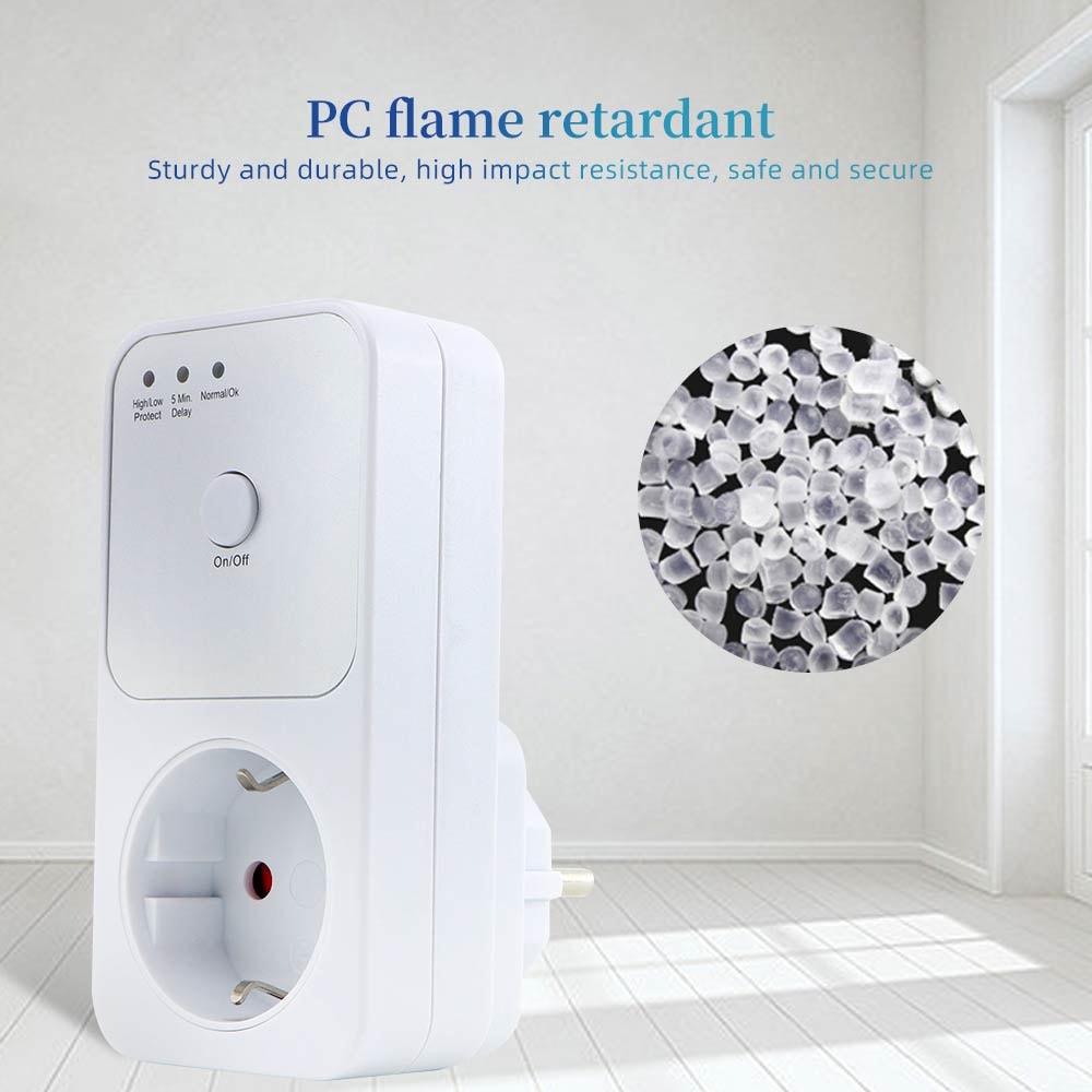 Smart Voltage Protector Socket with PIR Sensor Surge Protection for Home Appliances