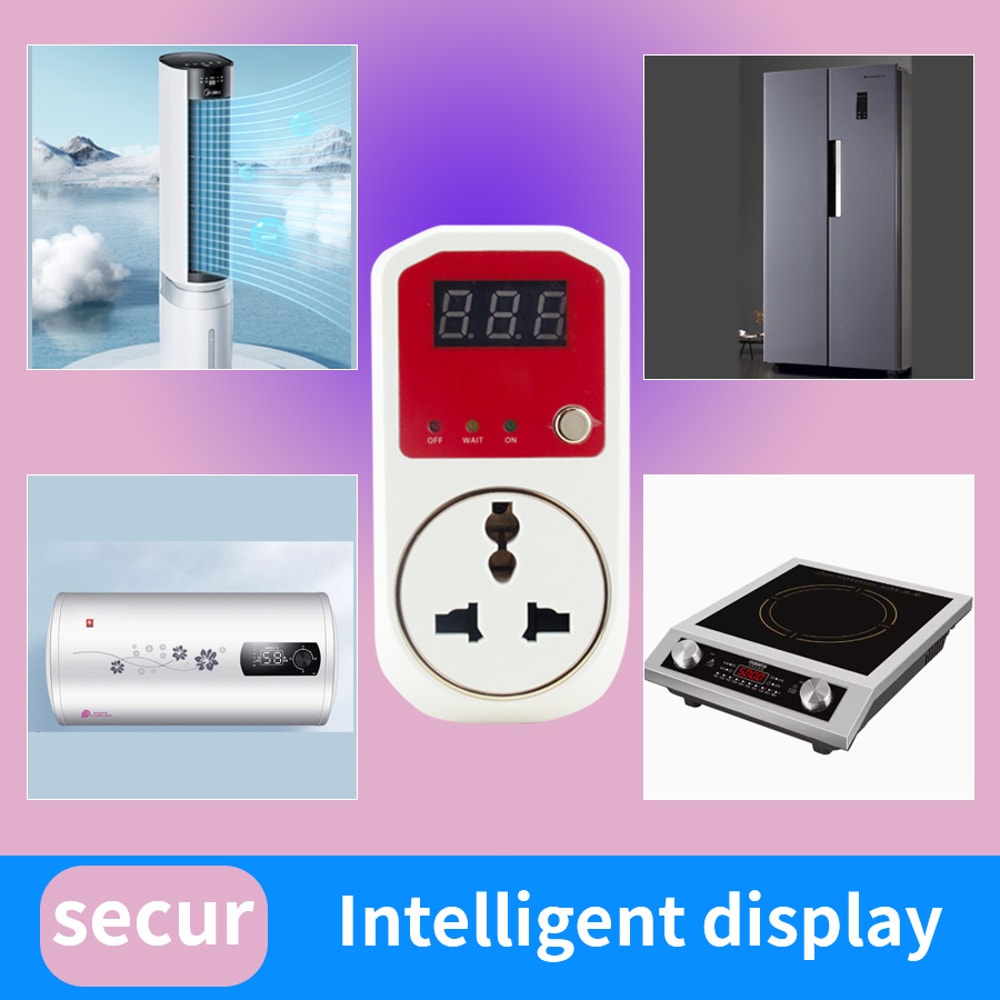 High Precision Voltage Protector Socket Plug Surge Guard for Appliances