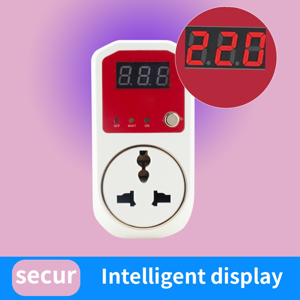 High Precision Voltage Protector Socket Plug Surge Guard for Appliances