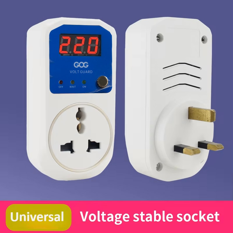 High Precision Voltage Protector Socket Plug Surge Guard for Appliances