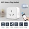 Smart WiFi Power Strip with USB Tuya App Remote Control Surge Protector Timer Outlet