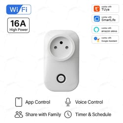 tuya smart wifi socket israel plug with energy monitor alexa compatible