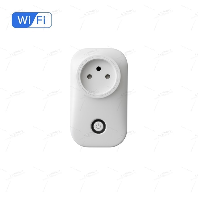 Tuya Smart WiFi Socket Israel Plug with Energy Monitor Alexa Compatible