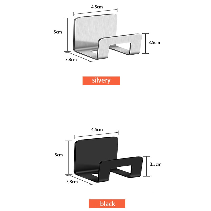 Stainless Steel Sink Organizer Rack With Self Adhesive Sponge Holder And Drain Tray 5