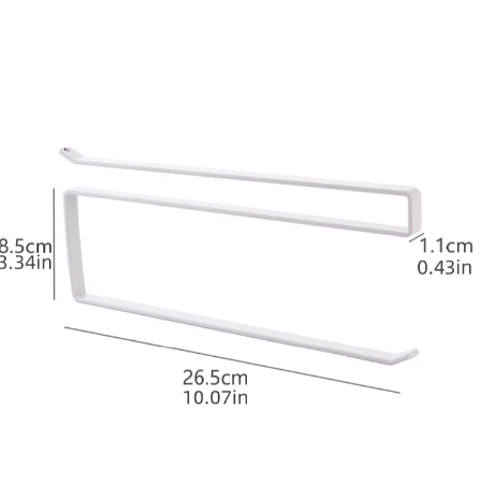 Wall Mounted Paper Towel Holder No Drill Kitchen Organizer With Multi Purpose Storage Rack 1