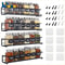 Multi Use Wall Mounted Spice Rack Metal Shelf For Kitchen Bathroom Storage 0