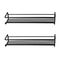 Multi Use Wall Mounted Spice Rack Metal Shelf For Kitchen Bathroom Storage 7