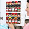 Wall Mounted No Drill Spice Rack Organizer With Hooks For Kitchen Storage 2