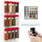 Wall Mounted No Drill Spice Rack Organizer With Hooks For Kitchen Storage 3