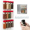 Wall Mounted No Drill Spice Rack Organizer With Hooks For Kitchen Storage 3