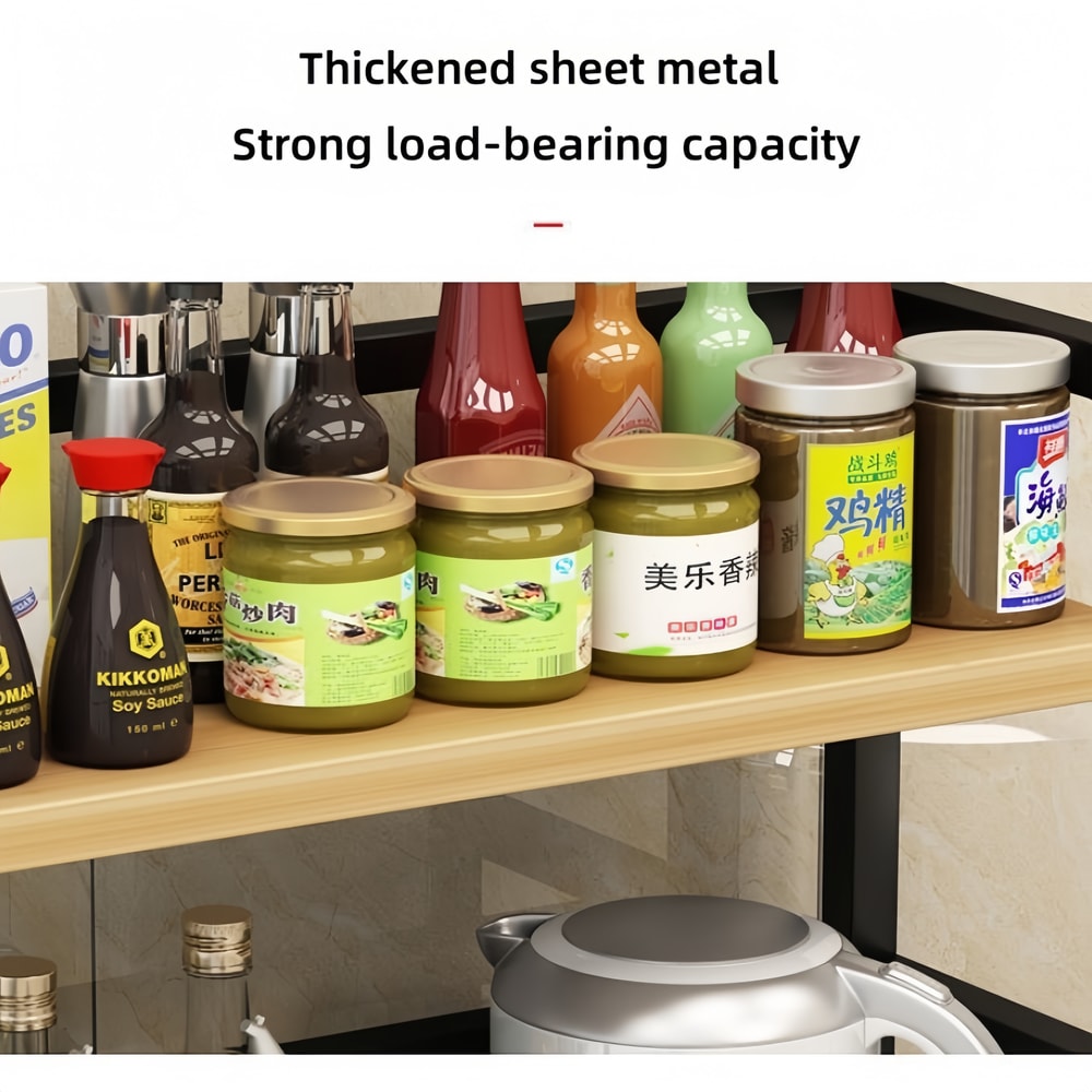 Tier Storage Rack Countertop Organizer Space Saving Spice Rack Shelf