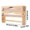 Bamboo Kitchen Organizer with Cutter Wall Mount Foil and Wrap Dispenser