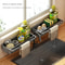 Space-Saving Kitchen Sink Organizer with Drain Rack & Soap Holder