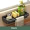 Space-Saving Kitchen Sink Organizer with Drain Rack & Soap Holder