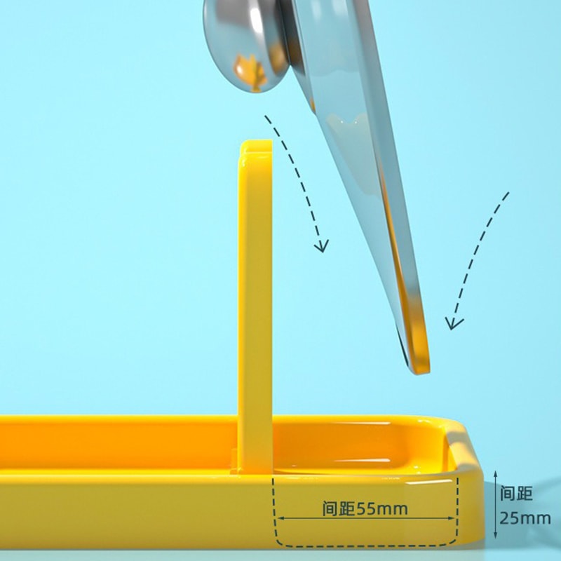 Foldable Pot Lid Holder Spoon Rest Organizer Space Saving Kitchen Storage Rack 4