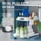 Tier Sliding Under Sink Organizer Set Adjustable Kitchen Cabinet Storage Rack