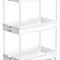 Tier Rolling Storage Cart Mobile Shelving Unit Bathroom Organizer Trolley