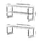 Adjustable Stackable Storage Rack Closet Organizer Shelves for Wardrobe and Kitchen