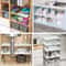 Adjustable Stackable Storage Rack Closet Organizer Shelves for Wardrobe and Kitchen