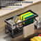 High Drain Kitchen Sink Organizer Rack with Sponge Holder & Filter Basket