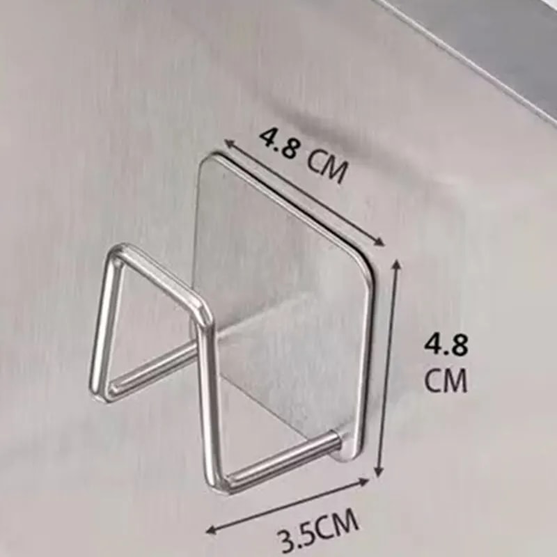 Stainless Steel Sink Organizer Rack Adhesive Sponge Holder Kitchen Wall Storage Shelf 6