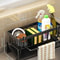Compact Tap Mounted Sink Organizer Rack with Drainage Shelf for Kitchen Storage