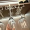 Under Cabinet Wine Glass Holder No Drill Stemware Rack Kitchen Organizer 1