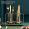 Modern Draining Chopsticks Organizer with Utensil Holder and Sink Tray