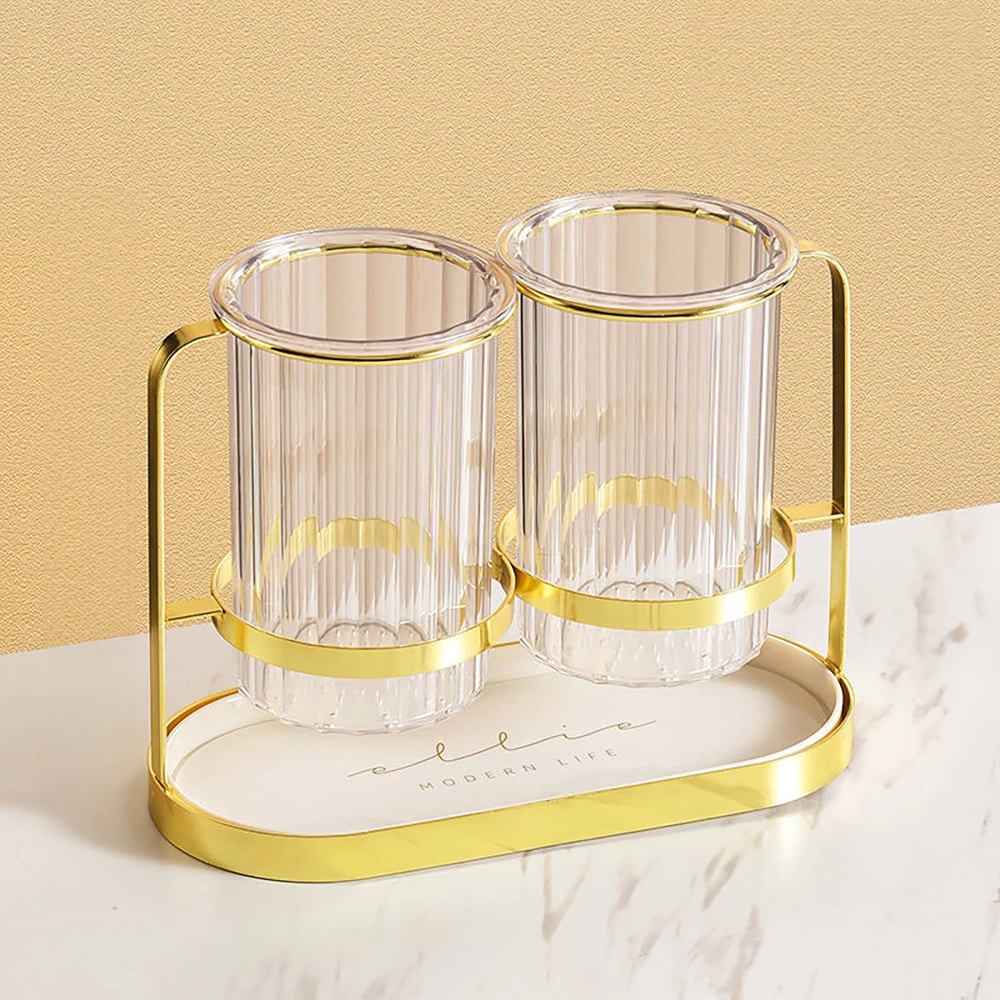 Modern Draining Chopsticks Organizer with Utensil Holder and Sink Tray