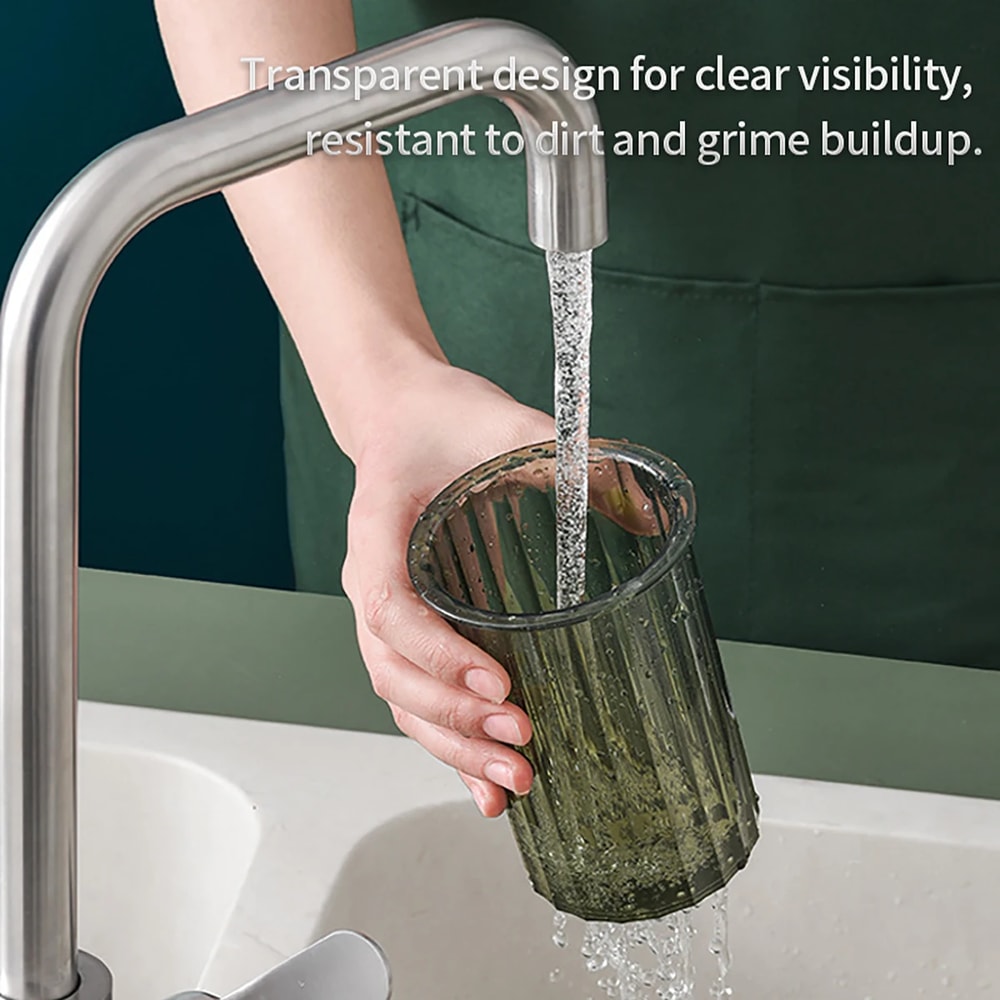 Modern Draining Chopsticks Organizer with Utensil Holder and Sink Tray