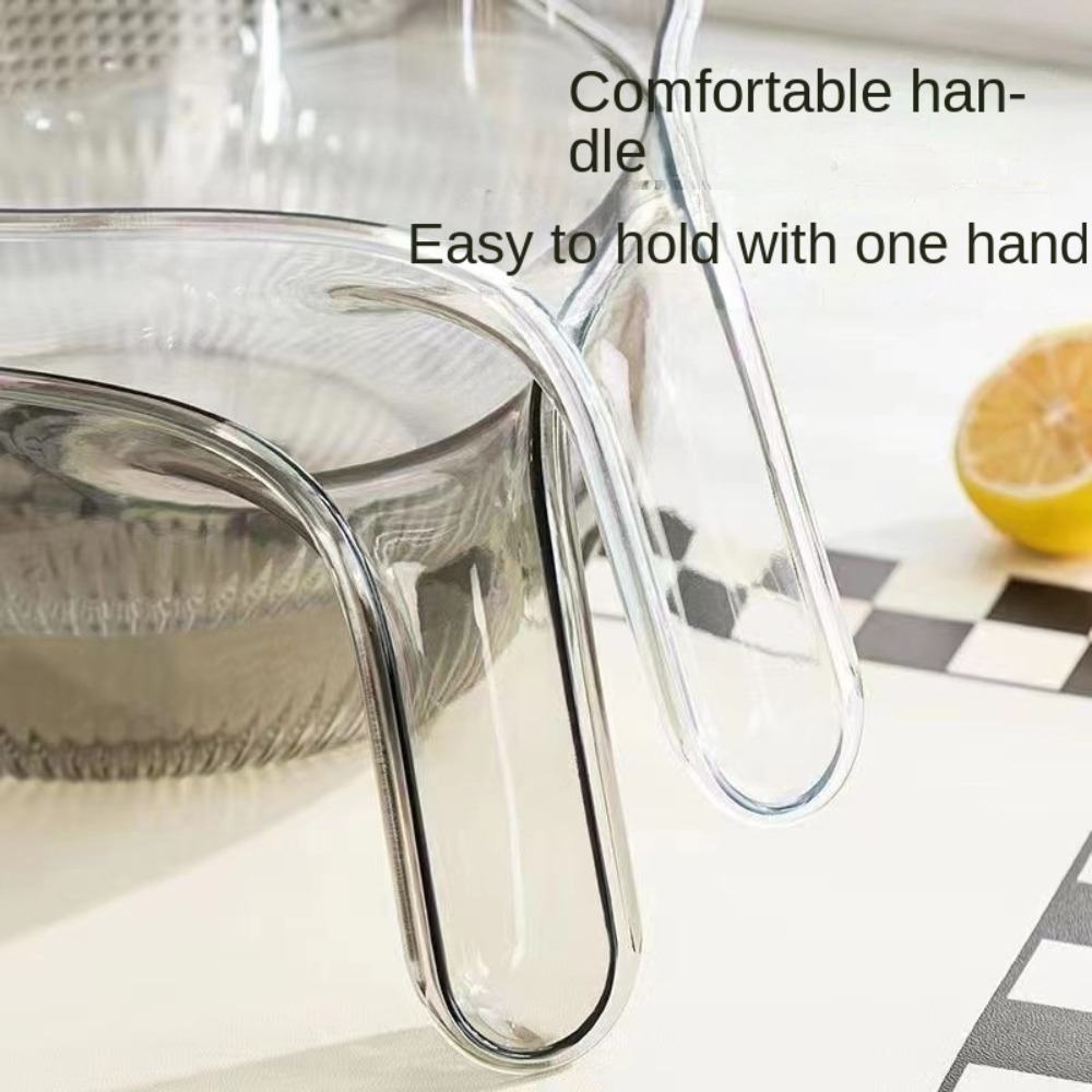 Multifunctional Kitchen Drain Basket Strainer Bowl for Fruits, Rice and Vegetables