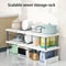 Adjustable Closet Organizer Shelf Stackable Expandable Storage Rack For Kitchen Sink Wardrobe 2