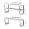 Adjustable Closet Organizer Shelf Stackable Expandable Storage Rack For Kitchen Sink Wardrobe 3
