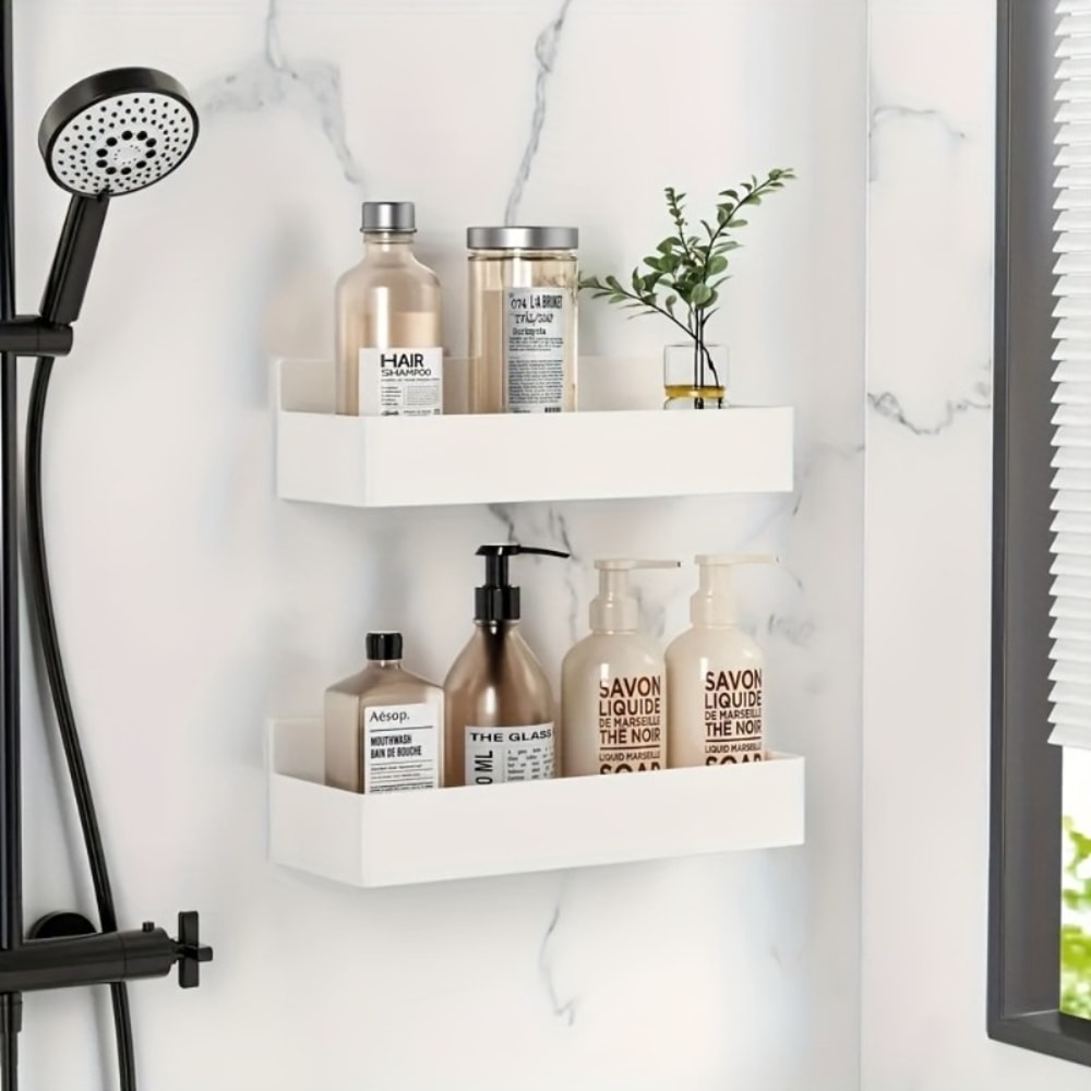 Magnetic Storage Baskets No Drill Fridge Organizer Rack For Small Kitchen Storage 3